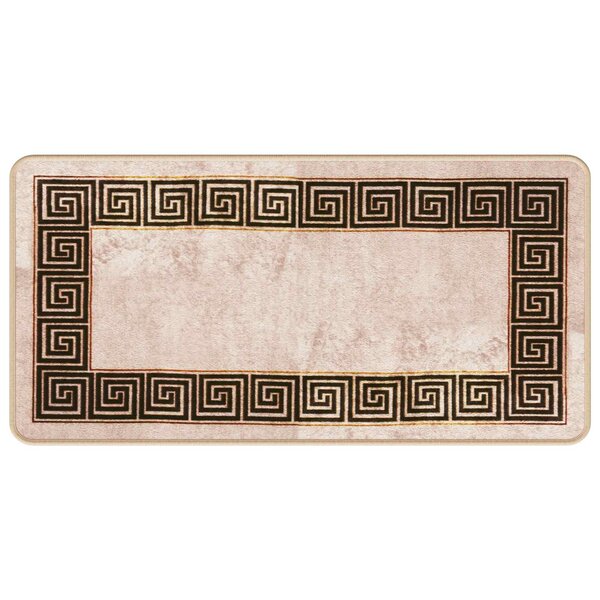vidaXL Coureur de Tapis MARSA Noir 50 x 100 cm Polyester et PVC