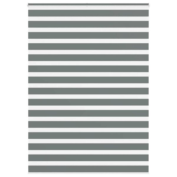 vidaXL Store zèbre gris foncé largeur du tissu 150 9 cm polyester