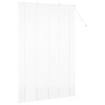 vidaXL Store de Fenêtre avec des rideaux Autre Blanc 150 x 220 cm Aluminium