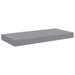 vidaXL Étagère murale flottante gris 50x23x3 8 cm MDF