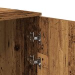 vidaXL Armoire de rangement vieux bois 40x45x103 5cm bois d'ingénierie