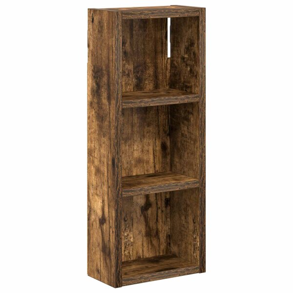 vidaXL Armoire murale de salle de bain Chêne Fumé 20 x 10 x 50 cm