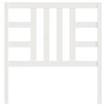 vidaXL Tête de lit Blanc 106x4x100 cm Bois massif de pin