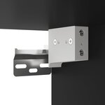 vidaXL Ensemble de meubles salle de bain 4 Pièces noir bois d'ingénierie