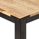 vidaXL Table de salle à manger 180x90x76 cm Bois de manguier brut