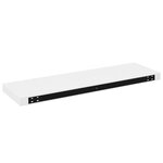 vidaXL Étagère murale flottante Blanc brillant 80x23 5x3 8 cm MDF
