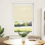 vidaXL Store plissé crème 80x150 cm largeur du tissu 79 4 cm polyester