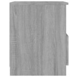 vidaXL Tables de chevet 2 Pièces sonoma gris 40x40x50cm bois d'ingénierie