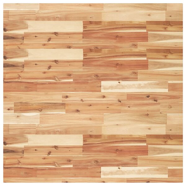 vidaXL Dessus de table carré 90x90x4 cm bois massif d'acacia