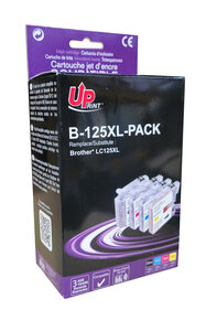 Pack UPrint compatible BROTHER LC-127XL/LC-125XL  4 cartouches