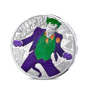 DC COMICS Monnaie de 10€ Argent THE JOKER