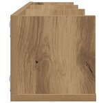 vidaXL Étagère murale à CD chêne artisanal 75x18x18 cm bois ingénierie
