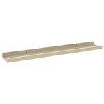 vidaXL Étagères murales 4 Pièces blanc et chêne sonoma 60x9x3 cm