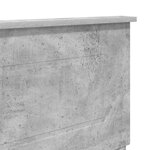 vidaXL Tête de lit Gris béton 200 cm Bois d'ingénierie