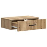 vidaXL Table d'appoint murale 59 x 34 5 x 17 cm Bois d'ingénierie