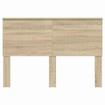 vidaXL Tête de lit Chêne Sonoma 140 cm Bois d'ingénierie