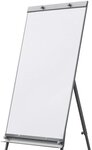 Chevalet de conférence avec trépied réglable en hauteur 60 x 90 cm magnétique effaçable incluant marqueurs aimants papiers éponge paperboard tableau magnétique blanc 01_0000171