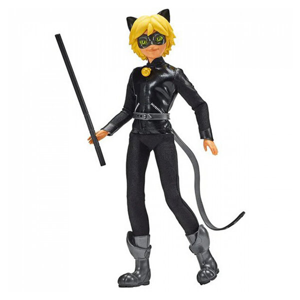 Figurine Cat Noir 26 cm du film Miraculous Ladybug - Poupée articulée