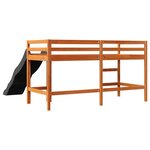 vidaXL Lit mezzanine d'enfants sans matelas 90x190 cm bois pin massif