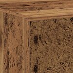 vidaXL Meuble Sous Évier Bois Ancien 59 x 37 x 59 cm Bois d'ingénierie