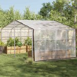 vidaXL Couverture pour plantes Transparent 4 x 5 m PE