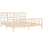 vidaXL Cadre de lit sans matelas bois massif de pin