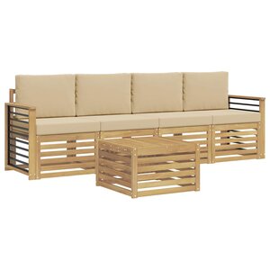 vidaXL Ensemble de canapés d'extérieur 5 pc