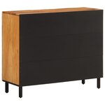 vidaXL Armoire latérale 90x33x75 cm bois massif d'acacia