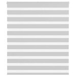 vidaXL Store zèbre gris clair largeur du tissu 125 9 cm polyester