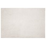 vidaXL Tapis en Fourrure Synthétique de Lapin Olite Beige 120 x 170 cm