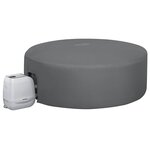 Bestway Housse Gris Ø216 x 80 cm PVC et POM