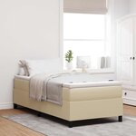 vidaXL Cadre de lit plateforme Vert gris 80 x 200 cm