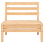 vidaXL Salon de jardin 6 Pièces Bois de pin massif