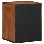 vidaXL Armoire murale de salle de bain marron miel 38 x 33 x 48 cm