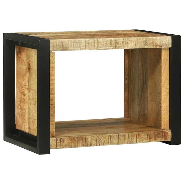 vidaXL Cube Mural Marron 55 x 35 x 40 cm Bois de manguier massif
