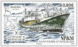 Timbre Saint Pierre et Miquelon - Le Ravenel