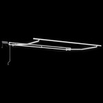 vidaXL Auvent manuel retractable avec LED rouge et blanc 300x250 cm
