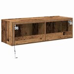 vidaXL Meuble TV mural Bois ancien 100 x 35 x 31 cm Bois d'ingénierie