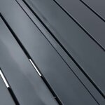 vidaXL Table de patio Anthracite 180 x 80 x 74 cm