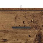 vidaXL Cabinet de chevet Bois ancien 38 x 38 x 66 cm Bois d'ingénierie