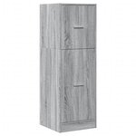 vidaXL Armoire apothicaire sonoma gris 40x41x118 cm bois d'ingénierie