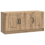 vidaXL Meuble TV 99 x 34 5 x 47 cm Chêne artisanal Bois d'ingénierie