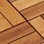 vidaXL Kit de tuiles de plancher en acacia 30 x 30 cm 30 Pièces