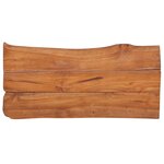 vidaXL Banc de jardin 80 cm Bois de teck massif