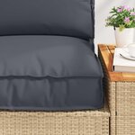 vidaXL Set de coussins de palette 2 Pièces Anthracite Tissu Oxford