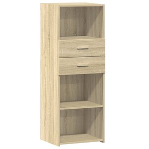 vidaXL Buffet haut chêne sonoma 45x42 5x124 cm bois d'ingénierie