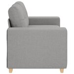 Canapé loveseat vidaXL gris nuage 120 cm en tissu