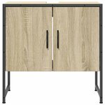 vidaXL Armoire lavabo de salle de bain chêne sonoma 60x33x60 cm
