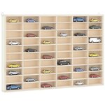 vidaXL Vitrine de collection en bois avec 60 compartiments