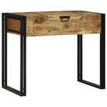 vidaXL Tables de maquillage pour chambre Bois de manguier massif